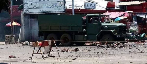 Взрыв. Филиппины. Армия - 俄羅斯衛星通訊社