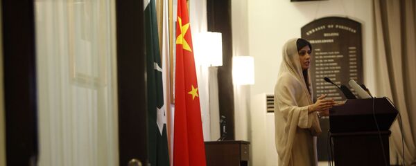 Министр иностранных дел Пакистана Хина Раббани Кхар. Архивное фото - 俄羅斯衛星通訊社