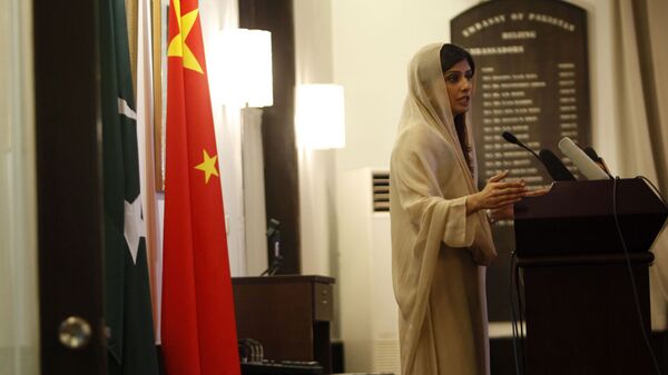 Министр иностранных дел Пакистана Хина Раббани Кхар. Архивное фото - 俄羅斯衛星通訊社