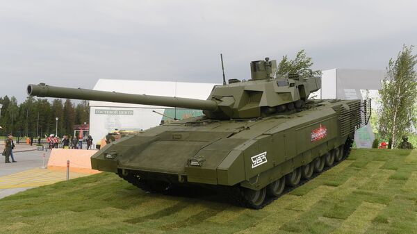 Танк Т-14 Армата на выставке «Армия России – завтра» - 俄羅斯衛星通訊社