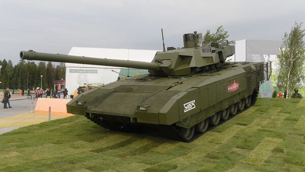 Танк Т-14 Армата на выставке «Армия России – завтра» - 俄罗斯卫星通讯社