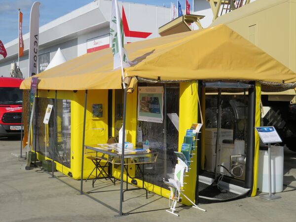 俄罗斯展出为危险传染病患者开发的独特隔离病房 - 俄罗斯卫星通讯社