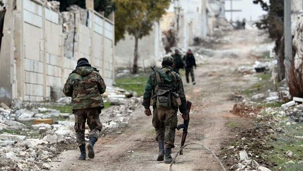 Сирийские военные в провинции Алеппо - 俄羅斯衛星通訊社