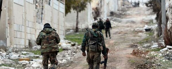 Сирийские военные в провинции Алеппо - 俄罗斯卫星通讯社