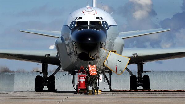 Самолет радиоэлектронной разведки ВВС США RC-135V/W Rivet Joint  - 俄罗斯卫星通讯社