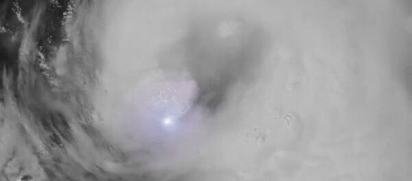 Спутниковый снимок урагана Лаура - 俄羅斯衛星通訊社
