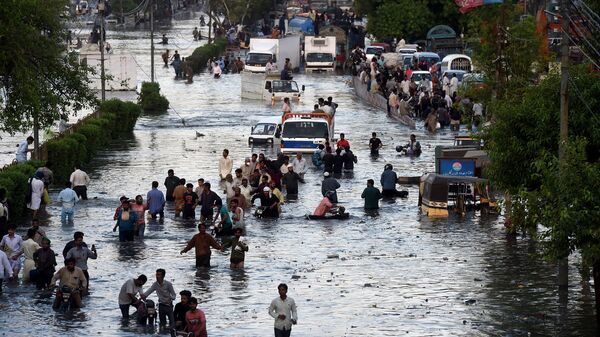 巴基斯坦洪水（資料圖片） - 俄羅斯衛星通訊社