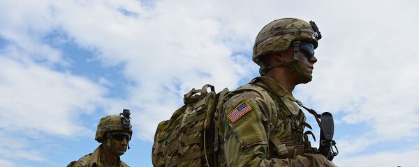 Военнослужащие США во время военных учений - 俄羅斯衛星通訊社