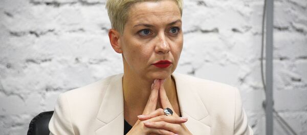 Координатор штаба Виктора Бабарико Мария Колесникова - 俄罗斯卫星通讯社