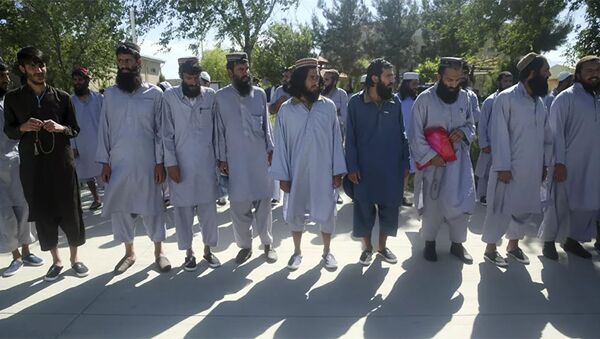 Afghan Taliban prisoners in Parwan province, Afghanistan - 俄羅斯衛星通訊社