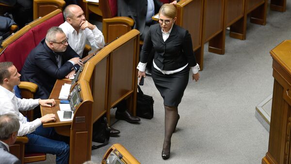 Лидер партии Батькивщина Юлия Тимошенко - 俄罗斯卫星通讯社