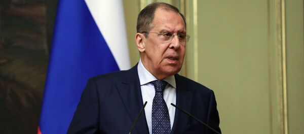 Министр иностранных дел РФ Сергей Лавров - 俄罗斯卫星通讯社