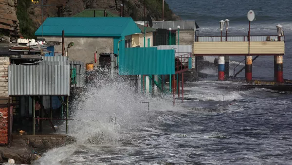 台风“海神”造成俄乌苏里斯克河流泛滥 - 俄罗斯卫星通讯社