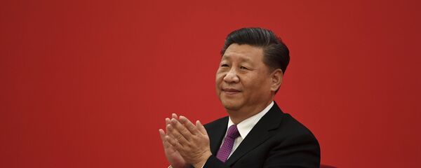 Председатель КНР Си Цзиньпин во время онлайн-трансляции с президентом России Владимиром Путиным. Архивное фото - 俄罗斯卫星通讯社