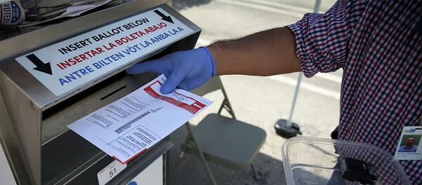 Ящик для голосования в Майами. США - 俄罗斯卫星通讯社