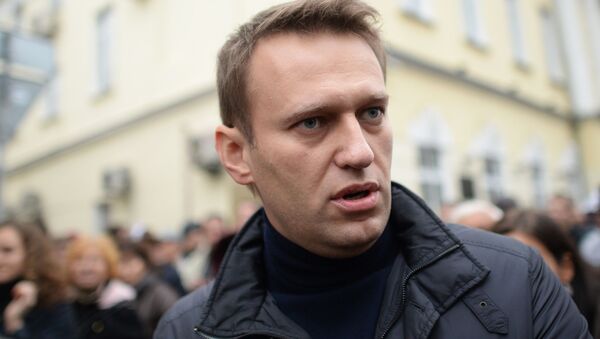 Оппозиционер Алексей Навальный на шествии в поддержку политзаключенных - 俄羅斯衛星通訊社