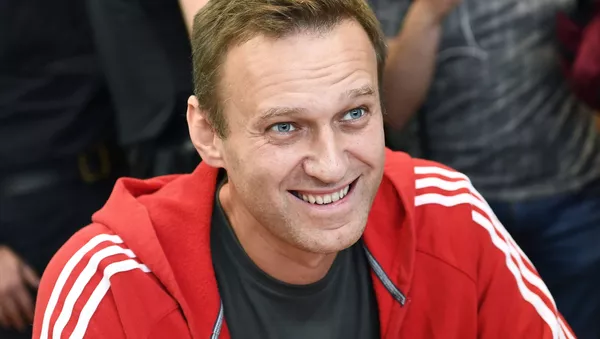 Алексей Навальный, арестованный по административному делу, в Симоновском суде Москвы - 俄羅斯衛星通訊社