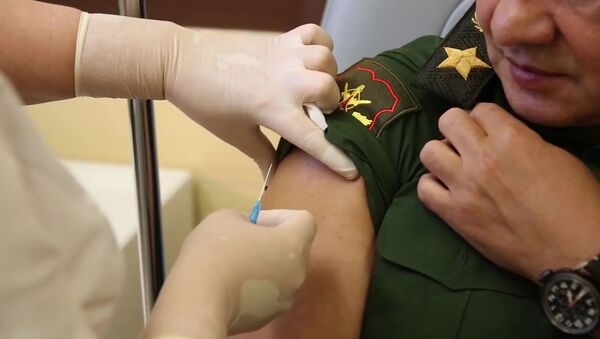 Министру обороны РФ Сергею Шойгу делают прививку от CoViD-19 - 俄羅斯衛星通訊社