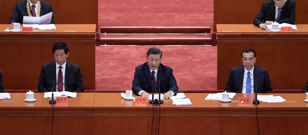 習近平在全國抗擊新冠肺炎疫情表彰大會發表講話 - 俄羅斯衛星通訊社