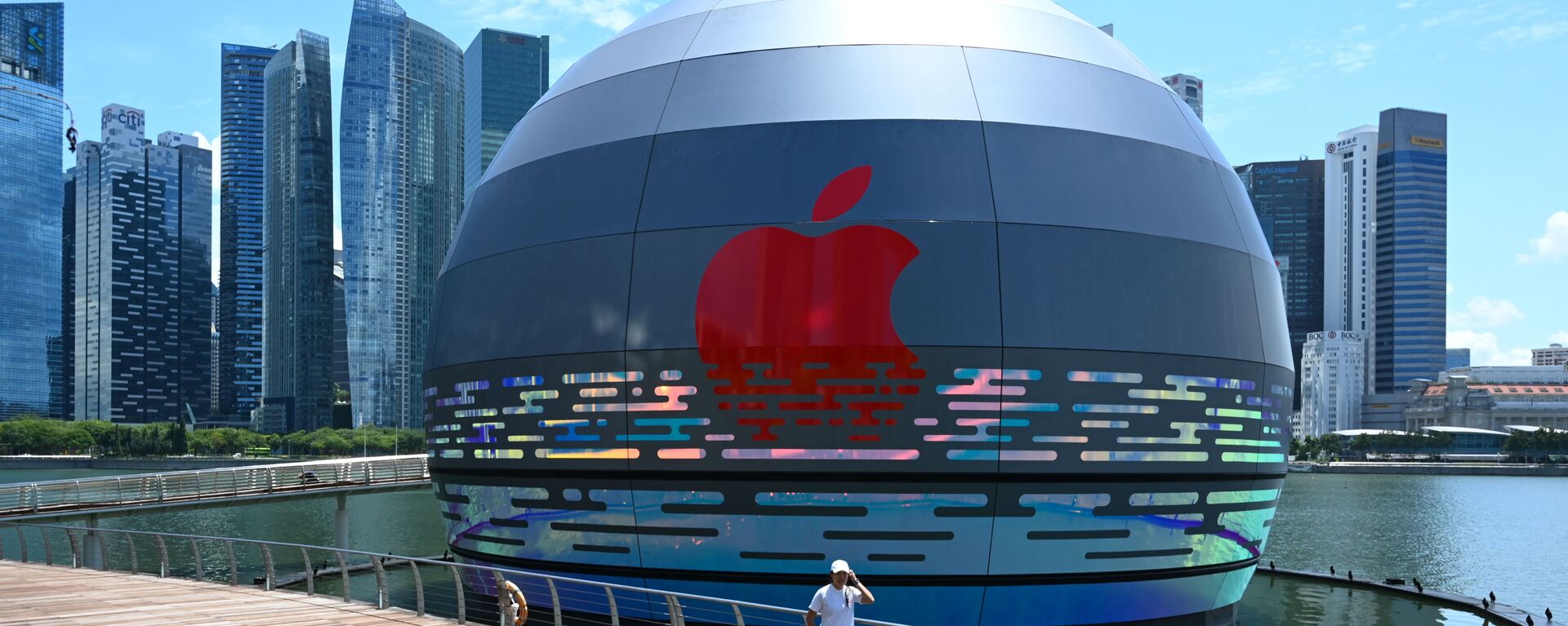 Магазин Apple Marina Bay Sands в Сингапуре - 俄羅斯衛星通訊社, 1920, 13.11.2021