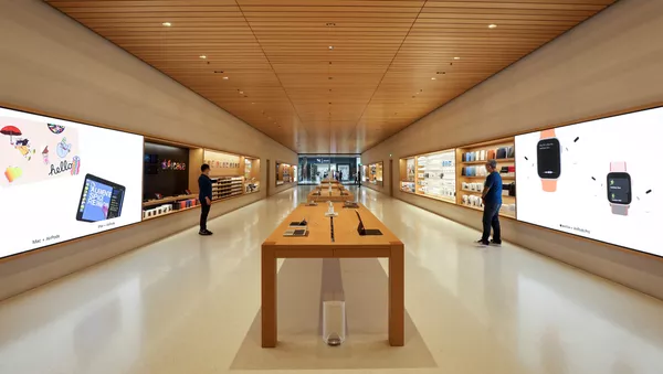 Магазин Apple Marina Bay Sands в Сингапуре  - 俄羅斯衛星通訊社