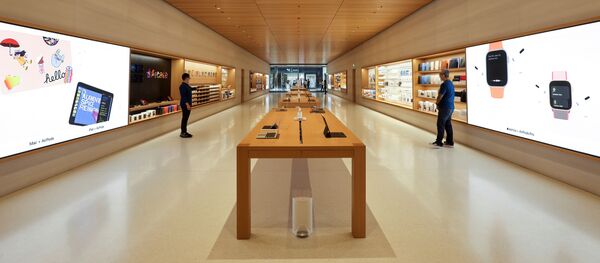 Магазин Apple Marina Bay Sands в Сингапуре  - 俄罗斯卫星通讯社