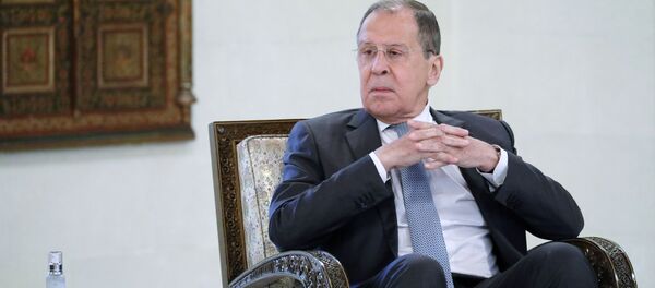 Министр иностранных дел РФ Сергей Лавров на встрече в Дамаске с президентом Сирийской Арабской Республики Башаром Асадом - 俄罗斯卫星通讯社