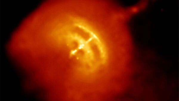 Vela Pulsar, излучающий в оптическом, рентгеновском, гамма- и радиодиапазонах электромагнитного излучения, ассоциированный с остатком сверхновой в Парусах - 俄羅斯衛星通訊社