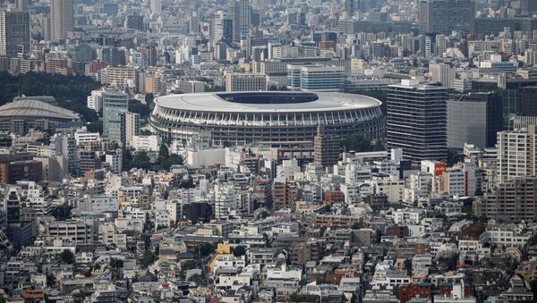Вид на Национальный стадион в Токио  - 俄羅斯衛星通訊社