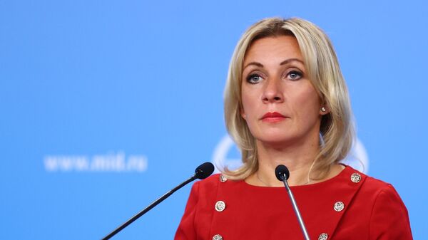 Официальный представитель Министерства иностранных дел России Мария Захарова - 俄罗斯卫星通讯社