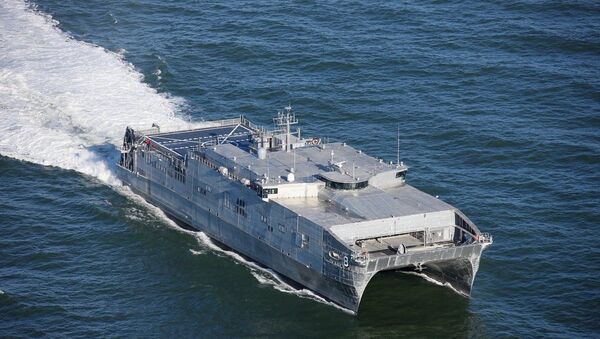 Быстроходный транспортно-десантный корабль USNS Yuma ВМС США - 俄羅斯衛星通訊社