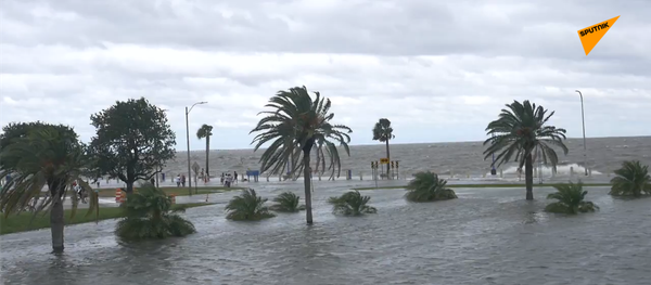 暴风雨前的平静：巨浪淹没新奥尔良的海岸线 - 俄罗斯卫星通讯社
