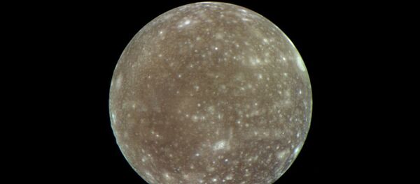 Спутник Юпитера Каллисто - 俄羅斯衛星通訊社