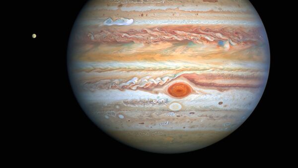 Изображение Юпитера, полученное космическим телескопом NASA/ESA Hubble Space Telescope 25 августа 2020 года - 俄羅斯衛星通訊社