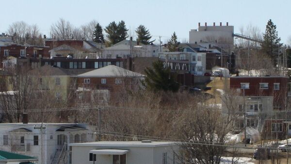 Вид на канадский городок Асбест, штат Квебек - 俄羅斯衛星通訊社