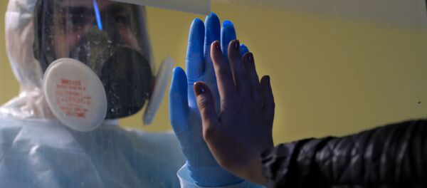 Медицинский работник в стационаре для больных с коронавирусной инфекцией - 俄羅斯衛星通訊社