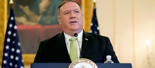 Госсекретарь США Майк Помпео Госсекретарь США Майк Помпео - 俄罗斯卫星通讯社