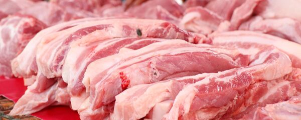 Свинина на прилавке - 俄罗斯卫星通讯社