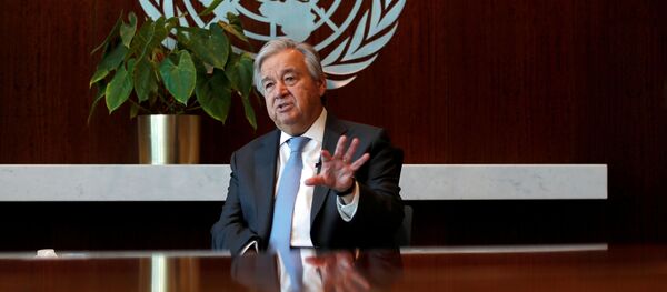 Генеральный секретарь ООН Антониу Гутерреш Генеральный секретарь ООН Антониу Гутерреш - 俄羅斯衛星通訊社