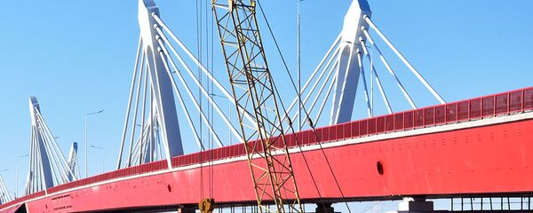 Новый мост через Амур из России в Китай в Благовещенске - 俄罗斯卫星通讯社