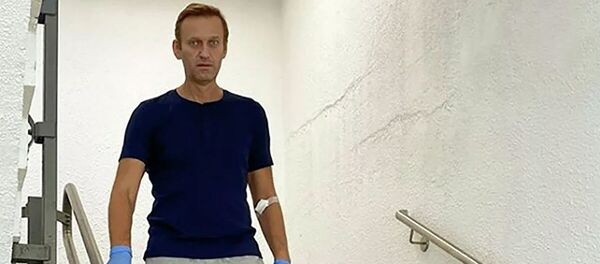 Алексей Навальный в клинике Шарите в Берлине Алексей Навальный в клинике Шарите в Берлине - 俄罗斯卫星通讯社