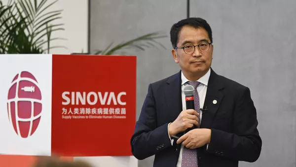 исполнительный директор компании SinoVac И Вэйдун - 俄羅斯衛星通訊社