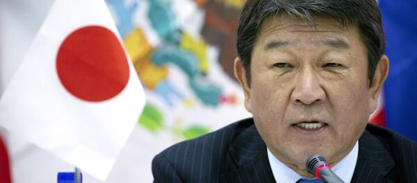 Глава МИД Японии Тосимицу Мотэги - 俄罗斯卫星通讯社
