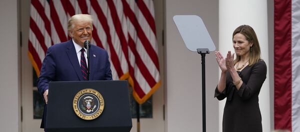 特朗普提名艾米·巴雷特继任露丝·金斯伯格在最高法院的职位 - 俄罗斯卫星通讯社