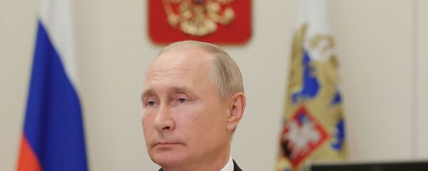 28 сентября 2020. Президент РФ Владимир Путин поздравляет работников и ветеранов атомной промышленности с профессиональным праздником - Днем работника атомной промышленности. 28 сентября 2020. Президент РФ Владимир Путин поздравляет работников и ветеранов атомной промышленности с профессиональным праздником - Днем работника атомной промышленности. - 俄羅斯衛星通訊社