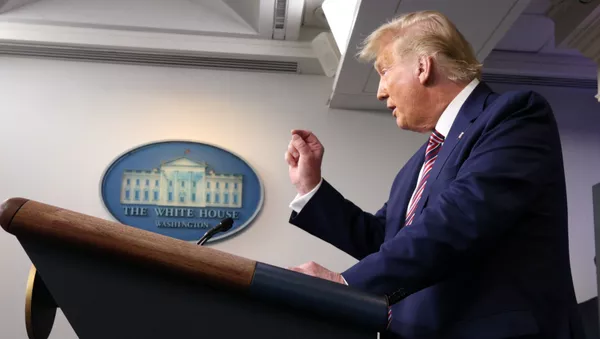 Президент США Дональд Трамп - 俄羅斯衛星通訊社
