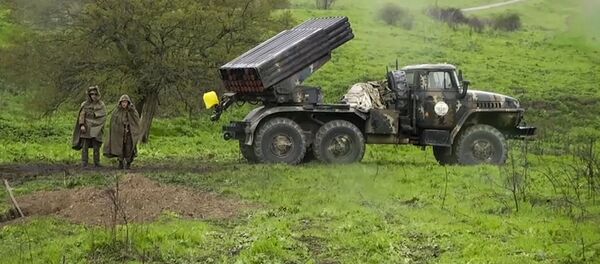 亞美尼亞軍隊兩個BM-21“冰雹”火箭炮及榴彈炮在納卡地區被破壞 亞美尼亞軍隊兩個BM-21“冰雹”火箭炮及榴彈炮在納卡地區被破壞 - 俄羅斯衛星通訊社