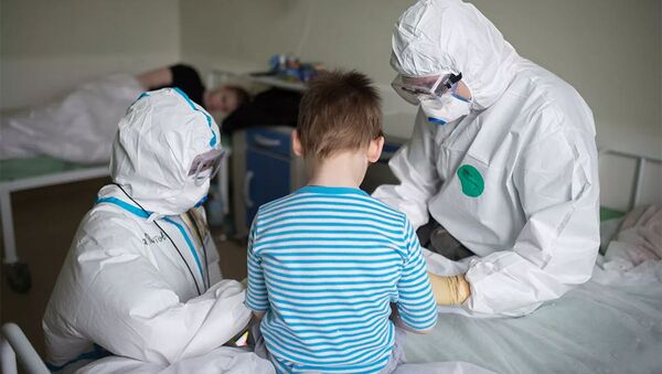 醫生發現新冠兒童患者新症狀 - 俄羅斯衛星通訊社