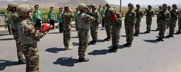 Турецкие военные, прибывшие на военные учения в Азербайджан Турецкие военные, прибывшие на военные учения в Азербайджан - 俄羅斯衛星通訊社