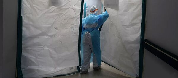 Госпиталь для больных коронавирусом в Хьюстоне - 俄羅斯衛星通訊社